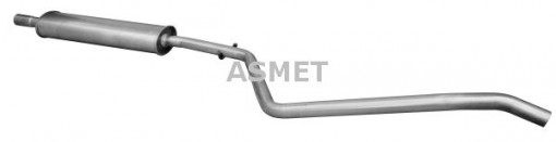 Toba esapament intermediara potrivit DACIA DUSTER, DUSTER/SUV 1.6/1.6ALK/1.6LPG 04.10-