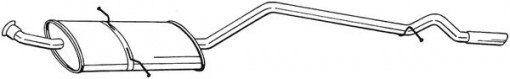 Toba finala esapament potrivit MERCEDES A (W169) 1.5 09.04-06.12