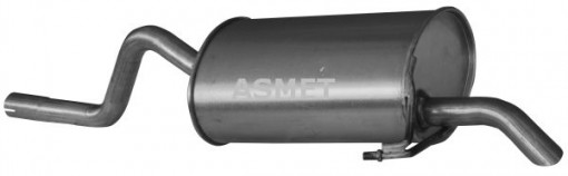 Toba finala esapament potrivit RENAULT CLIO II, CLIO II/HATCHBACK 1.2/1.9D 09.98-08.16
