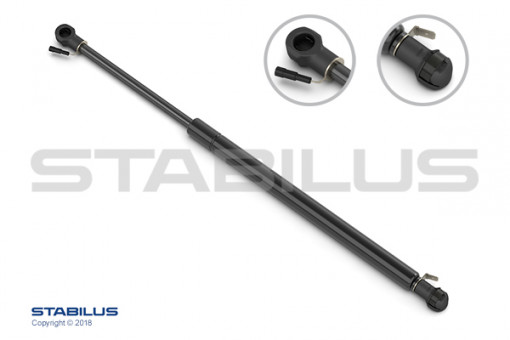 Amortizor luneta Stanga lungime maxima: 464mm, sUV:175mm potrivit PORSCHE 911 TARGA TARGA 07.06-12.12