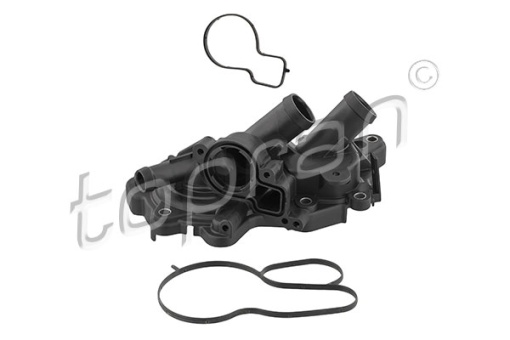 Carcasa termostat potrivit AUDI A1, A1 CITY CARVER, A3, A4 B9, A5, Q2, Q3; CUPRA FORMENTOR; SEAT ALHAMBRA, ARONA, ATECA, IBIZA IV SC, IBIZA IV ST, IBIZA V, LEON 1.0-1.6 04.11-