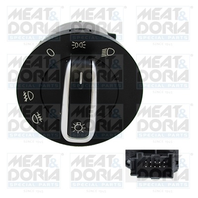 Comutator far potrivit SEAT ALHAMBRA; VW AMAROK, BEETLE, CADDY III, CADDY III/MINIVAN, CADDY IV, CADDY IV/MINIVAN, EOS, GOLF PLUS V, GOLF V, GOLF VI, JETTA IV, MULTIVAN T5 04.03-