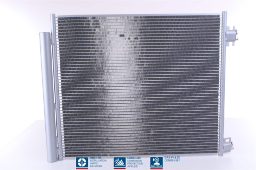 Condensator climatizare (cu uscator, element aditional) potrivit NISSAN QASHQAI II, QASHQAI III, X-TRAIL III; RENAULT AUSTRAL, ESPACE V, KADJAR, KOLEOS II 1.2-2.0D 11.13-