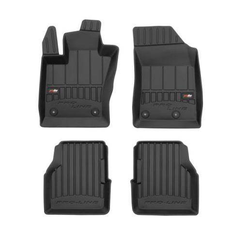 Covoras podea cauciuc FROGUM TPE, 4 buc proLine 3D, fata/spate, set, culoare negru, potrivit JEEP COMPASS 03.17-, SUV