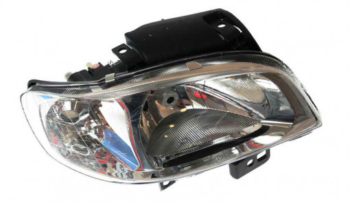 Far Dreapta (halogen, H4, electric, fara motoras, culoare insertie: cromat, culoare semnalizator: transparent) potrivit SEAT CORDOBA, CORDOBA VARIO, CORDOBA VARIO/KOMBI, IBIZA II
