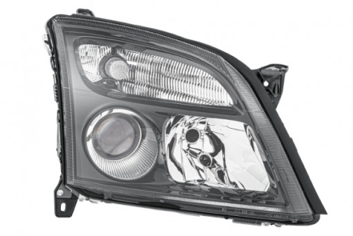 Far Dreapta (halogen, H7/H7/PY21W/W5W, electric, fara motoras, culoare insertie: negru, culoare semnalizator: alb) potrivit OPEL SIGNUM, VECTRA C, VECTRA C GTS -08.05