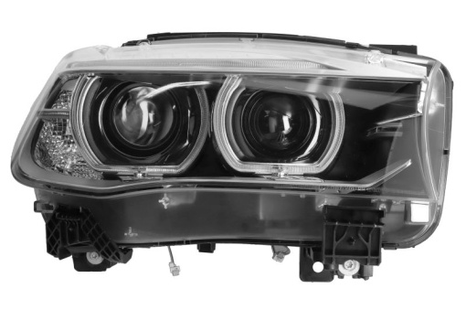 Far fata Dreapta (bi-xenon, D1S/LED/W21/WY21W, automat, cu motor, culoare insert: negru) potrivit BMW X5 (F15, F85), X6 (F16, F86) -06.18