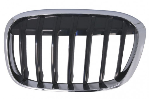 Grila radiator stanga BASIS, negru/crom potrivit BMW X1 F48 2015-2019