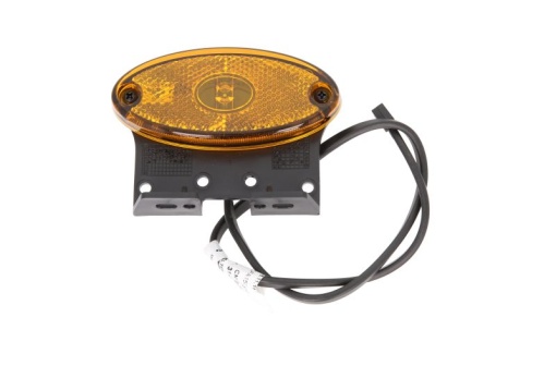 Lumina clarificare lumini stanga/dreapta; FLATPOINT II, portocaliu, LED, lungime cablu 500mm, 24V (FLATPOINT II)