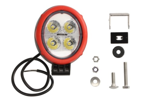 Lumina lucru (LED, 12/24V, 18W, 1500lm, numar elemente LED: 4, inaltime: 120mm, latime: 105mm, adancime: 81mm, lungime cablu: 0,5m, lumina focalizata)