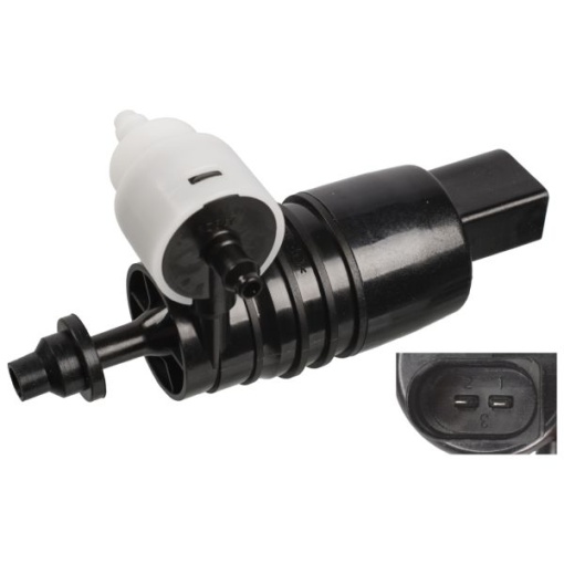 Pompa spalator parbriz fata (12V) potrivit BMW 1 (F40), 2 (F45), 2 GRAN TOURER (F46), 2 GRAN TOURER VAN (F46), 3 (G21), 3 (G21, G81), 5 (G31), I3 (I01), X1 (F48), X2 (F39) FURGON/KOMBI-SUV 08.13-