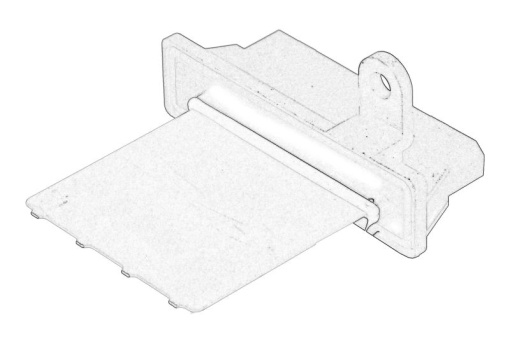 Rezistor ventilator habitaclu potrivit ISUZU D-MAX I 4JH1-TC/4JJ1E4C-L/4JJ1-TC 05.02-06.12