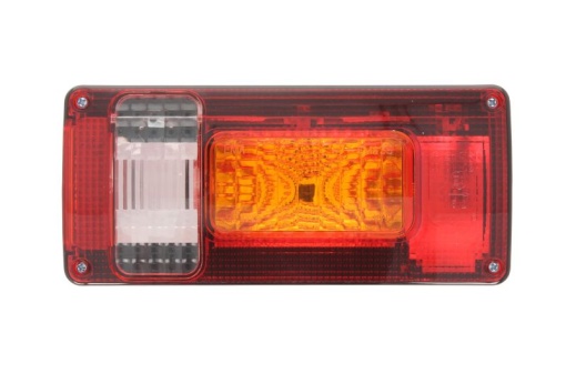 Stop spate dreapta (12/24V, cu intermitent, lumina de marșarier, cu lumina stop, lumini parcare, cu lumina placuta inmatriculare, reflector)