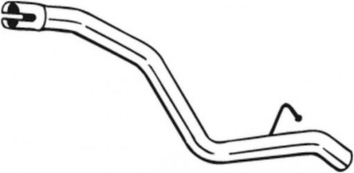 Teava esapament Spate potrivit VOLVO S40 II, V50 2.0D 12.03-12.10