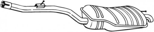 Toba finala esapament potrivit BMW 3 (E46) 2.0D 09.01-07.06