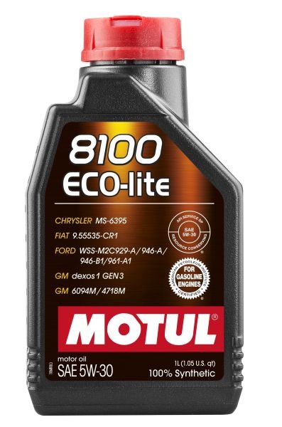 Ulei motor 8100 (1L) 5W30 ;API RC; SP; CHRYSLER MS-6395; DEXOS1 GEN2; DEXOS1 GEN3; FIAT 9.55535 CR1; FORD M2C929 A; FORD M2C946 A; FORD M2C946 B1; FORD M2C961 A1; GM 4718M; GM 6094M; HONDA; HYUNDAI; K