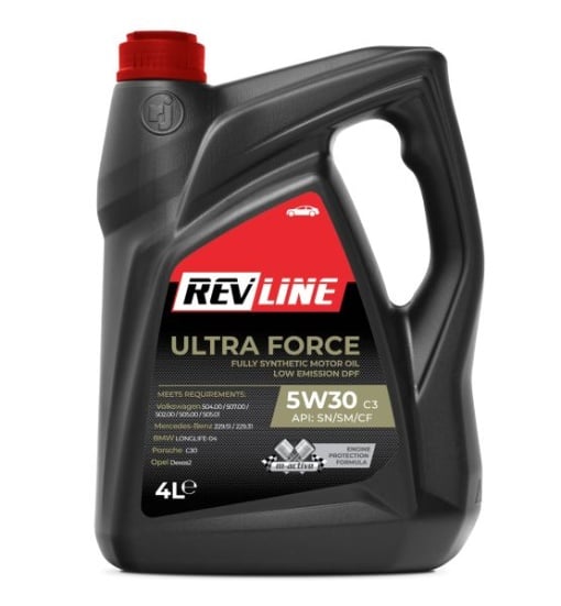 Ulei motor ULTRA FORCE (4L) 5W30 ;API CF; SM; SN; ACEA C3; BMW LL-04; DEXOS 2; MB 229.31; MB 229.51; PORSCHE C30; VW 502.00; VW 504.00; VW 505.00; VW 505.01; VW 507.00