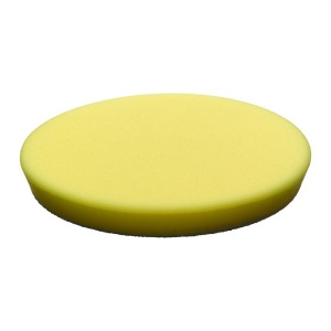 Burete abraziv lustruire SPONGE YELLOW FINE 140 / 20 MM - 2 PC, tip: mediu-tare, diametru: 125/140 mm, grosime: 20 mm, culoare: galben, suporturi de montare: cârlig și buclă, 2 buc - Img 3