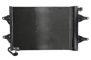 Condensator climatizare (cu uscator) potrivit SEAT CORDOBA, IBIZA II, IBIZA III, IBIZA IV, IBIZA IV SC, TOLEDO III; SKODA FABIA I, FABIA I PRAKTIK, FABIA II, ROOMSTER, ROOMSTER PRAKTIK; VW FOX, POLO 1.0-2.0 03.93- - Img 2