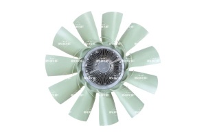 Cupla ventilator radiator (cu ventilator, 750mm, numar lame: 11, numar pini: 5) potrivit SCANIA G I, P I, R I, T DC09.113-DT16.08 03.04-05.19 - Img 3