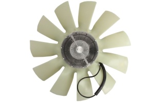Cupla ventilator radiator (cu ventilator, 750mm, numar lame: 11, numar pini: 6) potrivit SCANIA G I, P I, R I, T DC11.08-DT12.17 03.04-05.19 - Img 1