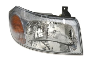 Far Dreapta (H4, manual, culoare insert: cromat) potrivit FORD TRANSIT -05.06 - Img 1