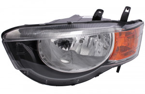 Far Stanga (halogen, H4/P21W/PY21W, electric, cu motor, culoare insertie: cromat) potrivit MITSUBISHI COLT CZC VI, COLT VI - Img 1