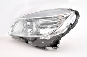 Far Stanga (xenon, D1S/H7/PY21W/W5W, automat, cu motor, bec, culoare insertie: cromat) potrivit MERCEDES C (C204), C T-MODEL (S204), C (W204) - Img 2