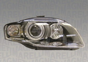 Far Stanga (xenon, D1S/P21W/PY21W/W5W, automat, cu motor, culoare semnalizator: transparent) potrivit AUDI A4 B6, A4 B7 -03.09 - Img 3
