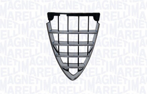 Grila bara Mijloc, plastic, crom potrivit ALFA ROMEO 159 06.05-12.12 Break / Sedan 09.05-11.11 - Img 2