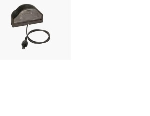 Lampa numar inmatriculare REGPOINT (culoare sticla: negru, lungime cablu: 2500mm) - Img 2