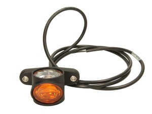 Lumina delimitare stanga/dreapta, forma: oval, portocaliu/rosu/alb, LED lungime cablu 1700mm, 24V - Img 2