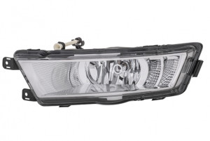 Proiector ceata Stanga (H8/LED, cromat; cu lumini de zi) potrivit SKODA RAPID 07.12-12.18 - Img 1