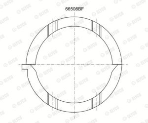 Saiba distantier arbore cotit (set) (STD) potrivit CITROEN CX I; JEEP CHEROKEE, CJ5 - CJ8, COMANCHE; RENAULT 18, 18 VARIABLE, 20, 21, 25, 30, ESPACE I, ESPACE II, FUEGO, MASTER I 2.0-2.2 10.77-09.01 - Img 3