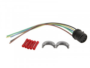 Set cabluri pentru usa din spate (200mm, numar pini: 5, cu dop; fara acoperire; pentru vehicule fara ventilatoare electrice, Dreapta/Stanga) potrivit OPEL MERIVA A 1.3D-1.8 05.03-05.10 - Img 1