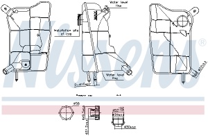 Vas expansiune racire potrivit CITROEN C3 I, C3 II, C3 II/HATCHBACK; FORD MONDEO II, MONDEO III; PEUGEOT 207, 207/HATCHBACK, 207/KOMBI 08.96- - Img 3
