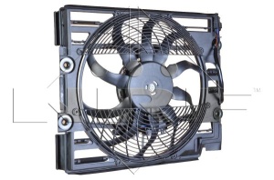 Ventilator radiator (cu carcasa) potrivit BMW 5 (E39), 7 (E38) 2.0-4.9 03.94-05.04 - Img 3