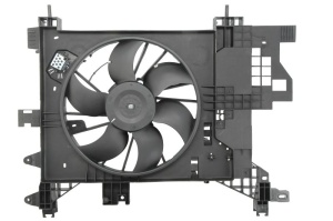 Ventilator radiator (cu carcasa) potrivit DACIA DUSTER 1.5D 04.10-01.18 - Img 1