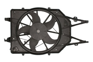 Ventilator radiator (cu carcasa) potrivit FORD FIESTA V, FOCUS I, FUSION; MAZDA 2 1.2-2.0 10.98-12.12 - Img 1