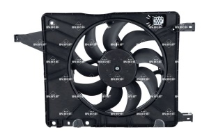 Ventilator radiator (cu carcasa) potrivit NISSAN QASHQAI I 1.5D-2.0D 11.06-12.13 - Img 3