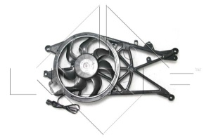 Ventilator radiator (cu carcasa) potrivit OPEL MERIVA A 1.3D/1.7D 09.03-05.10 - Img 4