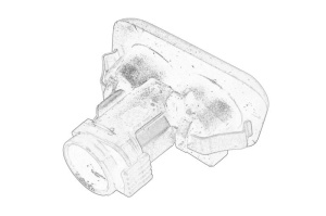 Diuza spalator far Dreapta potrivit BMW 5 (E39) 2.0-4.9 09.95-05.04 - Img 2