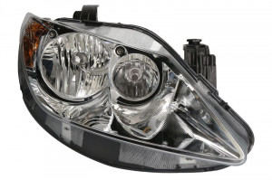 Far Dreapta (halogen, H7, electric, cu motor, culoare insertie: cromat, culoare semnalizator: transparent) potrivit SEAT IBIZA IV, IBIZA IV SC, IBIZA IV ST -03.12 - Img 1