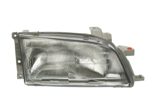 Far fata Dreapta (H4, electric, fara motoras, culoare insertie: argintiu) potrivit TOYOTA CARINA E VI - Img 1