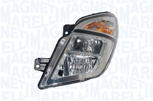 Far Stanga (halogen, H1/H7/PY21W/W5W, bec, culoare insertie: cromat) potrivit NISSAN NV400 - Img 3