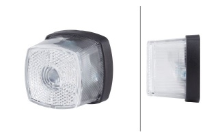 Lumina delimitare stanga/dreapta, alb, C5W/Halogen, inaltime 46mm; latime 62mm; adancime 62mm, surub, 12V - Img 3