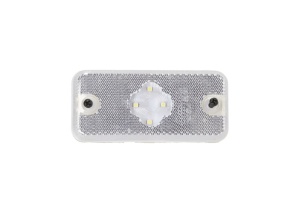 Lumina delimitare stanga/dreapta, alb, LED, inaltime 50mm; latime 110mm; adancime 18mm, 24V potrivit VOLVO FL II 05.06- - Img 1