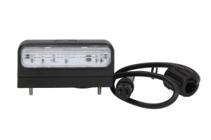 Lumina numar inmatriculare REGPOINT II (LED, 12/24V, 48x45x100mm, lungime cablu: 500mm, conector: ASS2) - Img 1