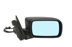 Oglinda laterala Dreapta (electric, asferice, incalzita, albastru, pliabil electric) potrivit BMW 3 (E46), 5 (E39) - Img 1