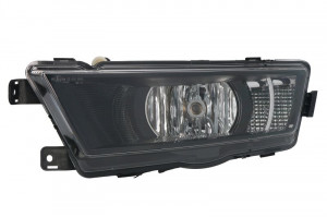 Proiector ceata Stanga (H8/LED, cu lumini de zi; negru) potrivit SKODA RAPID 05.15-12.18 - Img 1